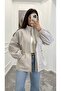 Imported Fabric Jacket with Elastic Waistband and Lining - 7