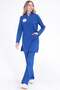 Modest - Hijab Cleaning Staff Uniform Lycra Scrubs (Women) (Compliant with New Regulations - Tesett