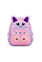 3D Animal Figured Children's Kindergarten Backpack – Cat, Tiger, Giraffe, Koala