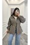 Imported Fabric Jacket with Elastic Waistband and Lining - 3