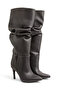 Women's Thin Heel Pointed Toe High Bellows Boots - 2