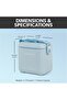 Igloo Cooler with Extra Strap Picnic Style 11 Quart Teal - 2