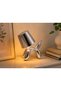 Silver Balloon Dog Led Table Lamp – Decorative Night Light – Modern Tabletop and Nightstand Lighting - 2