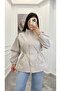 Imported Fabric Jacket with Elastic Waistband and Lining - 8