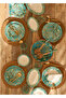 Van Gogh Almond Blossom Mango 2-Piece Salad Serving Set Turquoise (28X8 cm) - 6