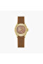 Women's Analog Round 28 MM Butterfly Buckle Watch | SQ-ESS002GVKI3