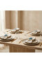 Floral Textured Napkin Ring - Set of 4 - 2