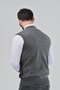 Men's Dad and Middle-Aged Baklava Patterned Acrylic Thick Textured V-Neck Knitwear Sweater - 2