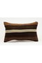 Handmade Vintage Throw Pillow Cover Made from Old Kilim, Wool, 30X50 cm