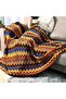 Boho Knitted Blankets, Knitted Throw Blankets with Tassels, Super Soft Cozy Lightweight Decorative Blankets for Couch - 6