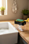 Soap Dispenser Sponge Holder Dispenser Kitchen Sink Sponge Holder Dish Sponge Holder with Sponge Container 1 Sponge with Gift - 3