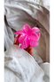 Shiny Acetate Hair Clip with Floral Design, Tropical Hair Accessory - 8