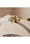 Floral Accent Metal 2-Tier Cake Stand - 32x20x35 cms - 3