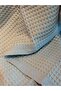 Waffle Baby Blanket 100*120cm - 100% Natural Cotton - Blue - 6