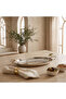 Floral Accent Metal Serving Tray - 48x22 cms - 2