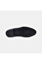Men's Black Lace-Up Double Textured Leather Groom Shoes - 4