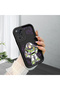 Redmi Note 11 Pro 4G/5G Compatible Black Silicone Case Shockproof with Camera Protection Cartoon