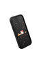 Samsung Galaxy A72 Compatible Black Silicone Case with Shockproof Camera Protection Cartoon - 3