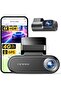 كاميرا سيارة DDPAI بدقة 4K للأمام والخلف، 2160P+1080P، كاميرا لوحة القيادة مع HDR وADAS و5G وWiFi6 وGPS ومستشعر G