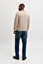 Men's Regular Fit Polo Neck Knit Sweater - Basic - 3