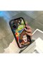 For Realme C67 4g Compatible Black Silicone Case Shockproof with Camera Protection Cartoon
