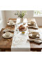 Butterfly Embroidered Table Runner - 180x33 cm - 3