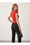 Window Detailed Collared T-Shirt - 6