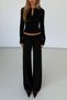 Button Detailed Pajama Cardigan Knitwear Set - 3