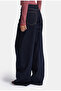 Women's Indigo Selvedge 7W6-50 Straight Fit Belt Detailed Denim Jeans - 7