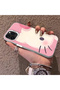 iPhone 11 Pro Compatible Hard Acrylic Back Silicone Edge Lens Protection Kitty Case - 3