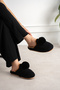 Women's Pompom Plush House Slippers Soft Furry Silent Sole Winter Slippers - 3