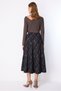 Patterned Wool Blend Midi Skirt - 3