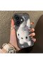 iPhone 16 Plus Compatible Hard Acrylic Back Silicone Edge Lens Protection Case - 2