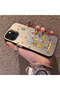 iPhone 13 Pro Compatible Hard Acrylic Back Silicone Edge Lens Protection Case Cartoon - 3