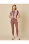Women Pink Cropped Leggings - 2