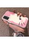 Samsung Galaxy A72 Compatible Hard Acrylic Back Silicone Edge Lens Protection Kitty Case - 3