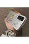 Samsung Galaxy A25 Compatible Hard Acrylic Back Silicone Edge Lens Protection Case Cartoon - 4