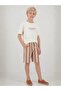 Boy's Cotton Striped Woven Shorts Set - 4