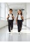 Boys' and Girls' School Pants Trackpants 1 Piece with Cargo Pockets Compact Fabric Full Lycra - 2