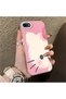 iPhone 7/8/Se 2020 2022 Compatible Hard Acrylic Back Silicone Edge Lens Protection Kitty Case - 3