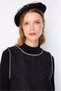 Tweed Fabric Embroidered Dress with Blouse Inside - 3