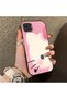 Realme C20/C20A Compatible Hard Acrylic Back Silicone Edge Lens Protection Kitty Case - 2