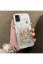 Samsung Galaxy A05 Compatible Hard Acrylic Back Silicone Edge Lens Protection Case Cartoon - 2
