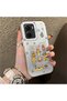 Vivo Y56 Compatible Hard Acrylic Back Silicone Edge Lens Protection Case Cartoon - 2