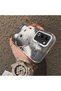 Oppo A5 4G/5G Compatible Hard Acrylic Back Silicone Edge Lens Protection Case - 4