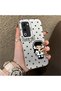 Oppo A5 4G/5G Compatible Hard Acrylic Back Silicone Edge Lens Protection Case - 2