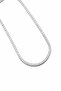 Single Row Sparkling Non-Rotating Waterway Necklace 4 mm