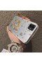 Samsung Galaxy A03/A04E/A04 Compatible Hard Acrylic Back Silicon Edge Lens Protection Case Cartoon - 4