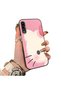 Samsung Galaxy A50/A50S/A30S Compatible Hard Acrylic Back Silicone Edge Lens Protection Kitty Case