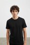 İnterview Basic Modal 0 Yaka Siyah T-Shirt - 5